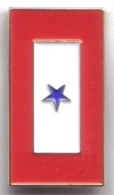 pin sp492a blue star banner , our best quality